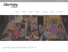 Tablet Screenshot of journeytheater.org